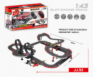<span class=keywords><strong>Circuit</strong></span> de <span class=keywords><strong>train</strong></span> électrique en plastique ABS avec télécommande - Autorama Racing <span class=keywords><strong>Circuit</strong></span> Slot Cars à l'échelle 1:64 pour garçons - Product Image 4