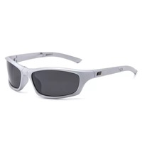 Nouvelles lunettes de soleil polarisées TR90 à monture carrée pour cyclisme en extérieur, protection UV, effet miroir, pour hommes, style sport, surdimensionnées, pour la pêche