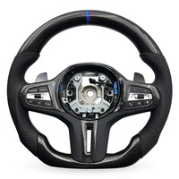 Volant de direction en fibre de carbone de style Thong pour les séries 3/5 (2018-2024) pour E46/E90/E92/F10/F30/F32/F20/F15/F11/G20/G30/G32