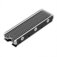 LUXING M.2 2280 Aluminium Alloy SSD Heatsink untuk PC/PS5 PCIe NVMe SATA SSD Pendingin Dua Sisi Kompatibel Pendinginan Maksimum