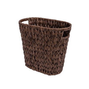 Cesto <span class=keywords><strong>portaoggetti</strong></span> in vimini naturale in tessuto a mano cesto <span class=keywords><strong>portaoggetti</strong></span> in rattan con manici <span class=keywords><strong>per</strong></span> bagni - Product Image 6