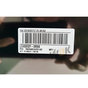 <span class=keywords><strong>Prix</strong></span> de gros uniquement, MOQ 17 pièces, commande en gros LC430EQY-SMA8 pour écrans de télévision <span class=keywords><strong>LG</strong></span> <span class=keywords><strong>43</strong></span> <span class=keywords><strong>pouces</strong></span>, remplacements d'écrans de télévision, écrans LCD - Product Image 2