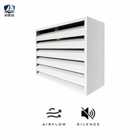 Grille d'aération acoustique à faible chute de pression et à haut débit d'air, réduction personnalisée du niveau sonore pour le contrôle du bruit extérieur sur les toits