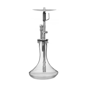 Juego de <span class=keywords><strong>Cachimba</strong></span> Moderno de Acero Inoxidable al por Mayor, Kit Completo de Shisha de Vidrio con Cazoleta, HMD, Manguera de Silicona, Pinzas para Carbón y <span class=keywords><strong>Accesorios</strong></span> - Product Image 3