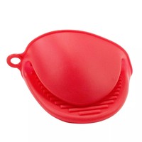 Accessoires de cuisine : 2 paires de mini-mitaines de four en silicone sûres, résistantes à la chaleur, extra longues, pour la cuisson et comme protège-plats