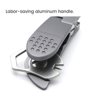 Outil de pêche portable multifonctionnel RTI CL24 en aluminium et acier inoxydable, pince coupante pour la pêche en lac, rivière, ruisseau et océan