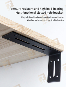 Jinate औद्योगिक समायोज्य कोने शेल्फ ब्रैकेट भारी शुल्क एल आकार ठंडे रोल्ड स्टील सफेद s m l - Product Image 5