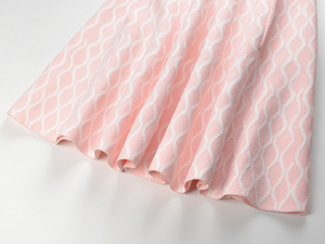 Vestido <span class=keywords><strong>de</strong></span> punto <span class=keywords><strong>rosa</strong></span> con cuello cuadrado estilo francés Bettergirl 2026 para Ramadán - Product Image 5