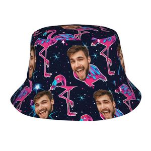 Chapeau Bob Personnalisable à Motif Dessin Animé, Design Photo Personnalisé Dessiné à la Main pour Hommes et Femmes, Idéal pour l'Été, la Plage, les Vacances, Cadeau Unique - Product Image 2
