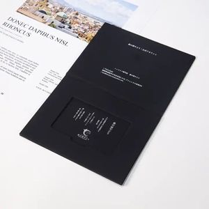 Carte à puce VIP personnalisée de luxe Nfc Boîte d'enveloppe d'emballage pour carte de crédit d'entreprise Boîtes d'emballage à fermeture magnétique - Product Image 4