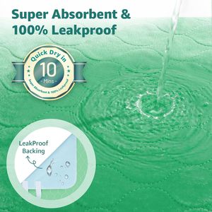 Cama Reutilizable para Adultos con Incontinencia, Lavable, Impermeable, <span class=keywords><strong>de</strong></span> Algodón Transpirable, con Protección Anti-Fugas y Asas para el Cuidado <span class=keywords><strong>de</strong></span> <span class=keywords><strong>Ancianos</strong></span>, OEM/ODM - Product Image 4