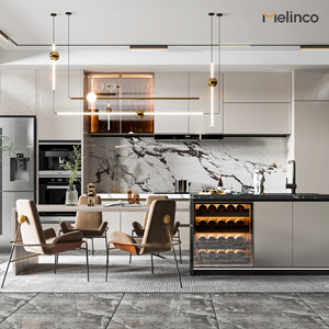 Современный экологичный шкаф Melinco из МДФ с большим объемом хранения, готовый к сборке, встроенный кухонный шкаф - Product Image 3