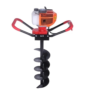 Faible quantité minimale de commande Post Hole Digger 52cc Essence Terre <span class=keywords><strong>Tarière</strong></span> 2 Temps Arbre Plantation Creuser Machine - Product Image 1