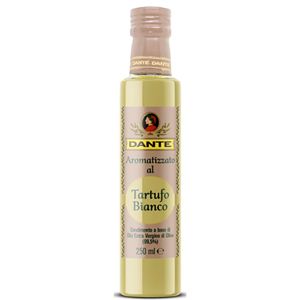Dante 250ml x 6 pièces Huile d'olive extra vierge aromatisée à la truffe blanche 99,5% de qualité supérieure, produit en Italie, modèle 1101674 - Product Image 1