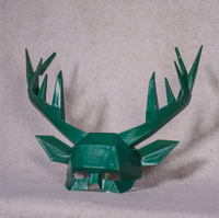 Halloween cerf animal masque bois noël masque facial costume fête chapeaux accessoires