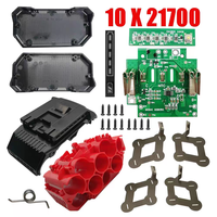 Kit di Sostituzione Batteria per Trapano Cordless BOS BAT618 18V 21700*10 Celle con Circuito di Ricarica PCB BMS