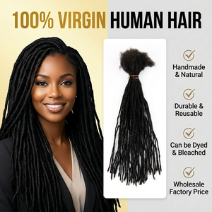 Extensiones de Cabello Natural Ruso para Microlocs, de Cero a Un Centímetro, Seis Diez y Seis Pulgadas, para Reparación de Rastas, Salones de Belleza, EE. UU. - Product Image 2