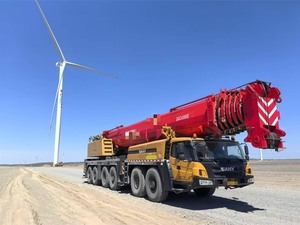 เครนมือสอง SAC3000E 300ตันรถบรรทุกพร้อมปั๊มกระปุกเกียร์เครื่องยนต์ Weichai ของจีนมีส่วนประกอบแบริ่งหลัก - Product Image 5