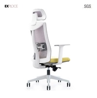 Chaise de bureau ergonomique à dossier haut pour PC, avec repose-pieds, chaise de gamer ergonomique
