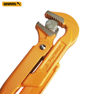 1 "đến 4" 90 độ cong mũi Ống Cờ Lê Cao carton thép thả giả mạo cảm ứng dập tắt hàm công cụ tay cong mũi Ống cờ lê - Product Image 2