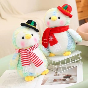 Phiên bản giới hạn giáng sinh chim cánh cụt nhồi đồ chơi mới đầy màu sắc tùy chỉnh sang trọng capybara siêu mềm Túi Rửa kỹ thuật - Product Image 5