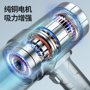 Lanbowang <b>Handheld</b> <b>Vacuum</b> Cleaner 12V 90W Rechargeable Portable Car Home Use - Product Image 2