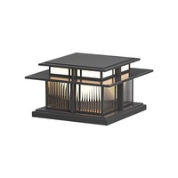 IP65 solaire haut extérieur étanche LED jardin lumières borne lumineuse pour hôtel rue et jardin aménagement paysager Post Top Design