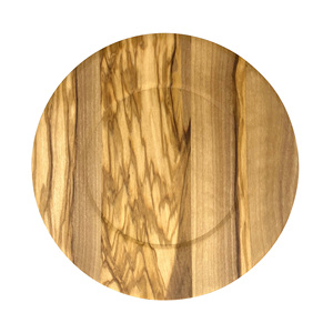 Posavasos de madera de olivo Posavasos de madera redondo para café Té Posavasos de madera para bebida - Product Image 2