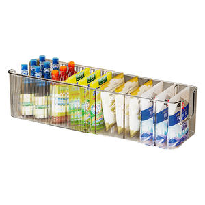 Boîte de rangement d'épices extensible 5L avec poignée, organisateur de cuisine pour bouteilles, bocaux et sacs, couleur unie, sans couvercle - Product Image 1