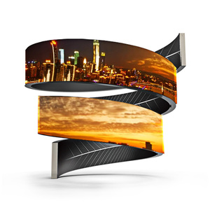 Chất lượng cao linh hoạt màn hình LED p1.25 p1.53 p1.8 P2 p2.5 P3 P4 mềm linh hoạt mô-đun từ thiết kế cho hiển thị - Product Image 1