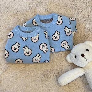Cappotto Imbottito di Lusso con Motivo a Coniglio per Cuccioli, Maglione per Cani di Piccola Taglia, Design con Coniglio per Animali Domestici - Product Image 1