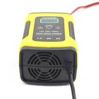 Chargeur de batterie de voiture 12V 5A, charge rapide, intelligent, protection multiple, chargeur de batterie pour camion, moteur, outils électriques automobiles