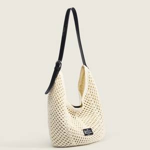 Bolso de Hombro Elegante para Mujer, para Todas las Temporadas, con Asa Única, Cierre de Botón, Forro de Poliéster, Bolso Tote, Bolso de Playa, 32x13x26cm - Product Image 3