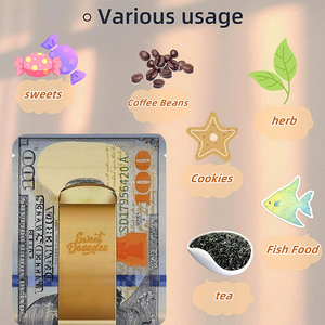 Sacs Mylar Ziplock Personnalisés Imprimés 3.5G, Sachets Doypack Alimentaires Anti-Odeur, Pochettes Autoportantes en Plastique pour Bonbons et Biscuits - Product Image 4