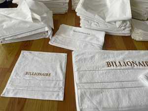 100% <span class=keywords><strong>Cotton</strong></span> 5 Sao Khách Sạn Khăn Trắng Tùy Chỉnh Thêu Logo Phòng Tắm Linen Spa Mềm Nhanh Chóng Khô Mặt Tay Tắm Khách Sạn Khăn Set - Product Image 3