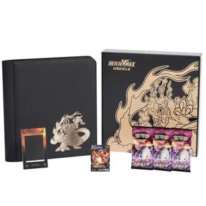 Boîte cadeau <span class=keywords><strong>de</strong></span> collection <span class=keywords><strong>de</strong></span> <span class=keywords><strong>cartes</strong></span> <span class=keywords><strong>Pokémon</strong></span> Dragon <span class=keywords><strong>VMAX</strong></span> cracheur <span class=keywords><strong>de</strong></span> feu, jeu <span class=keywords><strong>de</strong></span> bataille, PTCG, <span class=keywords><strong>cartes</strong></span> authentiques en chinois simple, noir et rouge, effet spray - Product Image 2