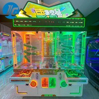Centre commercial populaire intérieur enfants Double personne pièce Push loterie prix rachat Machines de jeu à pièces