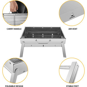 Griglia per barbecue portatile da campeggio all'aperto di alta qualità - Product Image 2