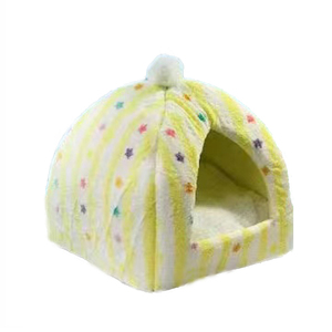 Venta al por mayor en forma de cono gato cueva casa mascota nido plegable gato casa invierno cálido dormir cama Chihuahua perro cueva casa Cama - Product Image 3