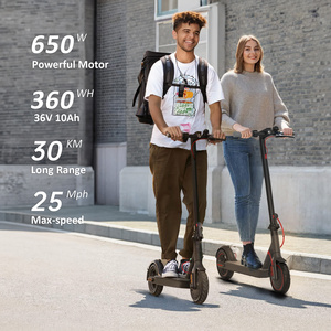 สกูตเตอร์ไฟฟ้าสำหรับผู้ใหญ่เบรกคู่650W 30km Range 36V A20 8.5นิ้ว aspekts แบตเตอรี่10Ah พับได้สำหรับผู้ใหญ่ - Product Image 6