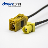 Conector Fakra K Macho a Hembra para Cable Coaxial RG174 1.5DS, Extensión RF