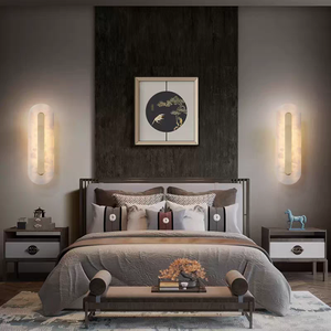 Настенный светильник VEKO Alabaster: современный, простой, для гостиной и спальни, интерьерный, для декора дома - Product Image 3