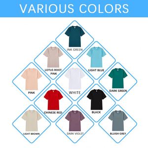 เสื้อยืดโอเวอร์ไซส์เนื้อหนัก 240 GSM ผ้าถัก 100% คอตตอน สำหรับทุกเพศ พิมพ์โลโก้ตามสั่ง คุณภาพสูง - Product Image 2