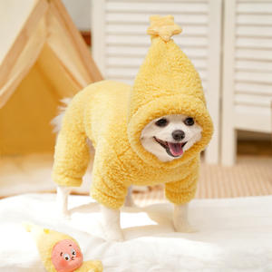 Pijama de Invierno para Perro o Gato con Capucha, Diseño de Estrella Príncipe, Chaleco Grueso y Cálido, Ropa Linda para Cachorros Pequeños como Bichón y Pomerania - Product Image 3