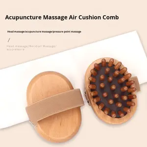 Brosse exfoliante en <span class=keywords><strong>sisal</strong></span> naturel 100% végétalien, vente en gros d'usine, manche en bambou, brosse de bain sèche pour le corps - Product Image 3