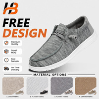 Chaussures décontractées confortables pour hommes Hebo, chaussures décontractées pour hommes respirantes en cuir, vente en gros, mocassins en cuir personnalisés