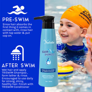 Champú y acondicionador de eliminación de cloro de etiqueta privada personalizada, kit de cuidado del cabello de natación con restauración de brillo <span class=keywords><strong>para</strong></span> nadadores - Product Image 4