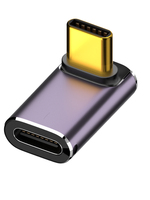 Vente en gros, offre spéciale, adaptateur de voyage universel Angle de 90 degrés Type C femelle vers USB C mâle, convertisseur, adaptateur de chargeur de données