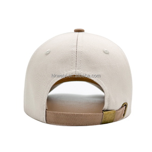 5 Panel Two Tone Trucker Cap 100% Cotton, Custom Logo Structured Unisex Adjustable Western Baseball Cap OEM Wholesale - Product Image 3