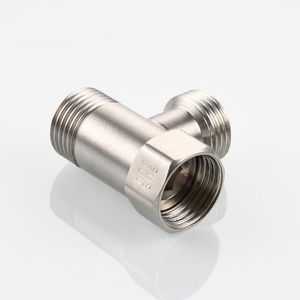 Raccord en T fileté en acier inoxydable 304 pour accessoires de robinetterie de salle de bain - Product Image 2